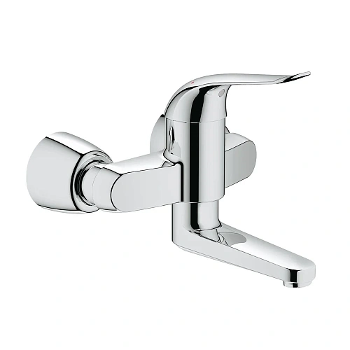 Смеситель для раковины GROHE Euroeco Special (вынос 214 мм, длина рычага 120 мм), хром (32771000) Смеситель для раковины GROHE Euroeco Special (вынос 214 мм, длина рычага 120 мм), хром (32771000)