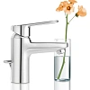 Смеситель для раковины GROHE Europlus с донным клапаном, хром (32612002) Смеситель для раковины GROHE Europlus с донным клапаном, хром (32612002)
