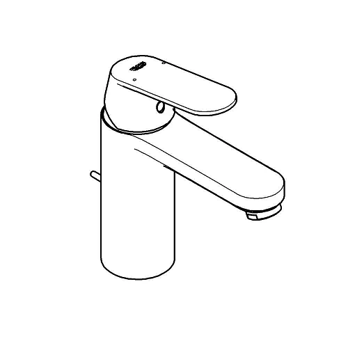 Смеситель для раковины GROHE Eurosmart Cosmopolitan (23325000) с донным клапаном, средний излив, хром Смеситель для раковины GROHE Eurosmart Cosmopolitan (23325000) с донным клапаном, средний излив, хром