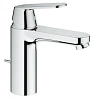 Смеситель для раковины GROHE Eurosmart Cosmopolitan (23325000) с донным клапаном, средний излив, хром