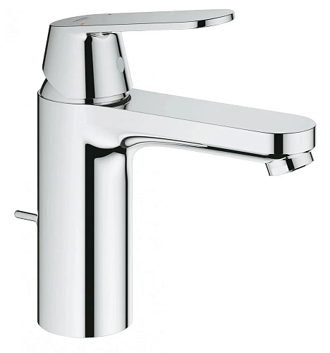 Смеситель для раковины GROHE Eurosmart Cosmopolitan (23325000) с донным клапаном, средний излив, хром Смеситель для раковины GROHE Eurosmart Cosmopolitan (23325000) с донным клапаном, средний излив, хром