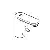 Смеситель для раковины GROHE Eurosmart Cosmopolitan E (220 В), хром (36325001) инфракрасный Смеситель для раковины GROHE Eurosmart Cosmopolitan E (220 В), хром (36325001) инфракрасный