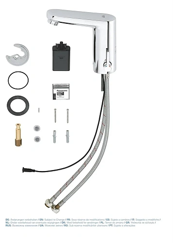 Смеситель для раковины GROHE Eurosmart Cosmopolitan E, хром (36327001) инфракрасный Смеситель для раковины GROHE Eurosmart Cosmopolitan E, хром (36327001) инфракрасный