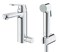 Смеситель для раковины GROHE Eurosmart Cosmopolitan однорычажный M-size, хром (24191000) Смеситель для раковины GROHE Eurosmart Cosmopolitan однорычажный M-size, хром (24191000)