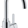 Смеситель для раковины GROHE Eurosmart Cosmopolitan с донным клапаном, высокий излив, хром (32830000 Смеситель для раковины GROHE Eurosmart Cosmopolitan с донным клапаном, высокий излив, хром (32830000