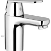 Смеситель для раковины GROHE Eurosmart Cosmopolitan с донным клапаном, низкий излив, хром (32825000) Смеситель для раковины GROHE Eurosmart Cosmopolitan с донным клапаном, низкий излив, хром (32825000)