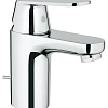 Смеситель для раковины GROHE Eurosmart Cosmopolitan с донным клапаном, низкий излив, хром (32825000) Смеситель для раковины GROHE Eurosmart Cosmopolitan с донным клапаном, низкий излив, хром (32825000)