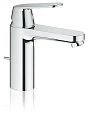 Смеситель для раковины GROHE Eurosmart Cosmopolitan с донным клапаном, средний излив, хром (2332500D Смеситель для раковины GROHE Eurosmart Cosmopolitan с донным клапаном, средний излив, хром (2332500D