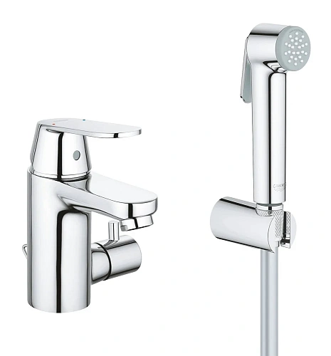 Смеситель для раковины GROHE Eurosmart Cosmopolitan с цепочкой, хром (23433000) Смеситель для раковины GROHE Eurosmart Cosmopolitan с цепочкой, хром (23433000)