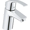 Смеситель для раковины GROHE Eurosmart New с донным клапаном, хром (32926002) Смеситель для раковины GROHE Eurosmart New с донным клапаном, хром (32926002)
