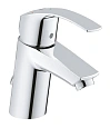 Смеситель для раковины GROHE Eurosmart New с цепочкой, S-size, хром (23372002) Смеситель для раковины GROHE Eurosmart New с цепочкой, S-size, хром (23372002)