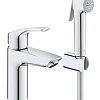 Смеситель для раковины GROHE Eurosmart S-Size (23124003) хром Смеситель для раковины GROHE Eurosmart S-Size (23124003) хром