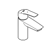 Смеситель для раковины GROHE Eurosmart S-Size (32154003) Смеситель для раковины GROHE Eurosmart S-Size (32154003)