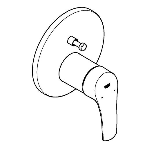 Смеситель для раковины GROHE Eurosmart однорычажный с переключателем на 2 положения (24043003) Смеситель для раковины GROHE Eurosmart однорычажный с переключателем на 2 положения (24043003)