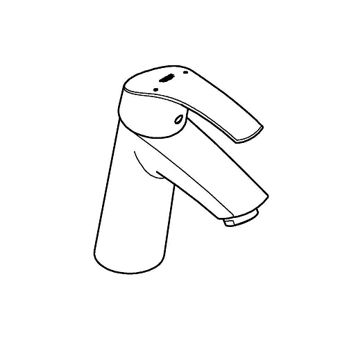 Смеситель для раковины GROHE Eurosmart, средний излив, хром (23324001) Смеситель для раковины GROHE Eurosmart, средний излив, хром (23324001)