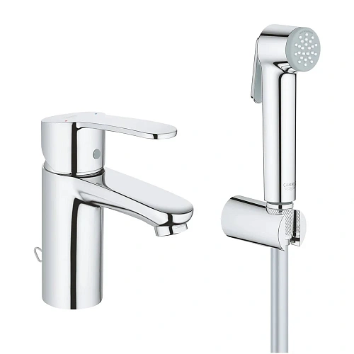 Смеситель для раковины GROHE Eurostyle Cosmopolitan однорычажный S-Size, хром (23953003) Смеситель для раковины GROHE Eurostyle Cosmopolitan однорычажный S-Size, хром (23953003)