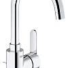 Смеситель для раковины GROHE Eurostyle Cosmopolitan с донным клапаном и высоким изливом, хром (23043 23043002 Смеситель для раковины GROHE Eurostyle Cosmopolitan с донным клапаном и высоким изливом, хром (23043 23043002