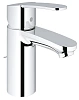 Смеситель для раковины GROHE Eurostyle Cosmopolitan с цепочкой и ограничением расхода воды, хром (33 3355720E