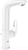 Смеситель для раковины GROHE Eurostyle new с донным клапаном и высоким изливом, белая луна (23569LS3
