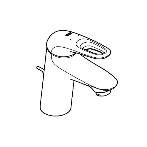 Смеситель для раковины GROHE Eurostyle new с донным клапаном, хром (33558003) Смеситель для раковины GROHE Eurostyle new с донным клапаном, хром (33558003)