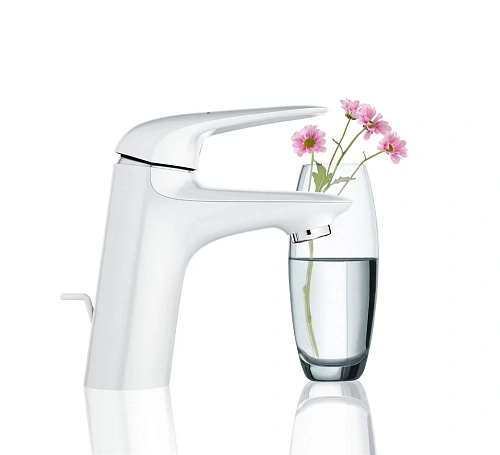 Смеситель для раковины GROHE Eurostyle с донным клапаном, белая луна (23707LS3) Смеситель для раковины GROHE Eurostyle с донным клапаном, белая луна (23707LS3)