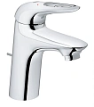 Смеситель для раковины GROHE Eurostyle с донным клапаном, хром (23564003) Смеситель для раковины GROHE Eurostyle с донным клапаном, хром (23564003)