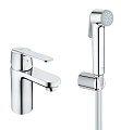 Смеситель для раковины GROHE Get с цепочкой и гигиеническим душем (23238000) Смеситель для раковины GROHE Get с цепочкой и гигиеническим душем (23238000)