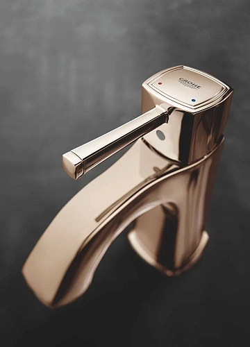 Смеситель для раковины GROHE Grandera с донным клапаном, теплый закат глянец (23303DA0) Смеситель для раковины GROHE Grandera с донным клапаном, теплый закат глянец (23303DA0)