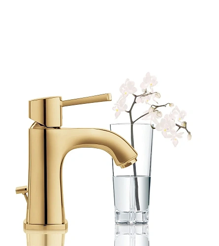 Смеситель для раковины GROHE Grandera с донным клапаном, холодный рассвет глянец (23303GL0) Смеситель для раковины GROHE Grandera с донным клапаном, холодный рассвет глянец (23303GL0)