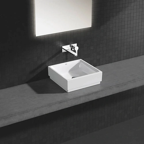 Смеситель для раковины GROHE Lineare New на 2 отверстия, настенный монтаж, хром (23444001) внешняя ч Смеситель для раковины GROHE Lineare New на 2 отверстия, настенный монтаж, хром (23444001) внешняя ч