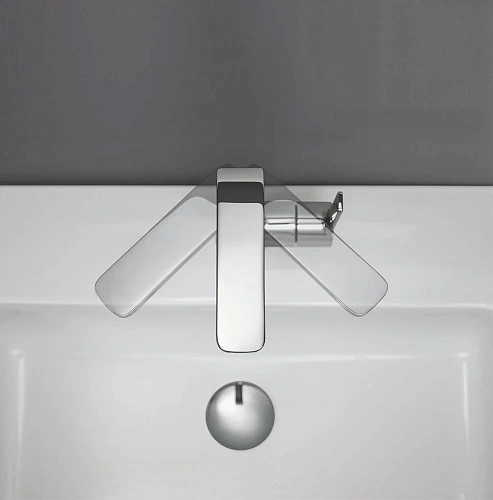 Смеситель для раковины GROHE Lineare New с донным клапаном, L-Size, хром (23296001) Смеситель для раковины GROHE Lineare New с донным клапаном, L-Size, хром (23296001)