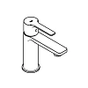 Смеситель для раковины GROHE Lineare New с донным клапаном, XS-size, хром (23791001) Смеситель для раковины GROHE Lineare New с донным клапаном, XS-size, хром (23791001)