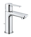 Смеситель для раковины GROHE Lineare New с донным клапаном, хром (23790001) Смеситель для раковины GROHE Lineare New с донным клапаном, хром (23790001)