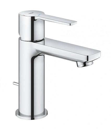 Смеситель для раковины GROHE Lineare New с донным клапаном, хром (23790001) Смеситель для раковины GROHE Lineare New с донным клапаном, хром (23790001)