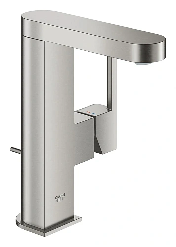 Смеситель для раковины GROHE Plus со сливным гарнитуром, M-Size, суперсталь (23871DC3) Смеситель для раковины GROHE Plus со сливным гарнитуром, M-Size, суперсталь (23871DC3)