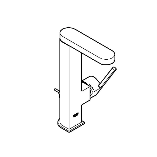 Смеситель для раковины GROHE Plus со сливным гарнитуром, поворотный излив, L-Size (23851003) Смеситель для раковины GROHE Plus со сливным гарнитуром, поворотный излив, L-Size (23851003)