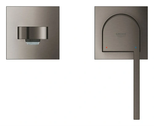 Смеситель для раковины GROHE Plus, M-Size, темный графит матовый (29303AL3) Смеситель для раковины GROHE Plus, M-Size, темный графит матовый (29303AL3)