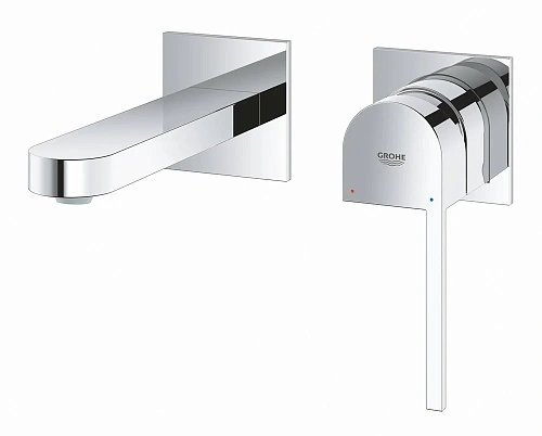 Смеситель для раковины GROHE Plus, настенный монтаж, M-Size (29303003) Смеситель для раковины GROHE Plus, настенный монтаж, M-Size (29303003)