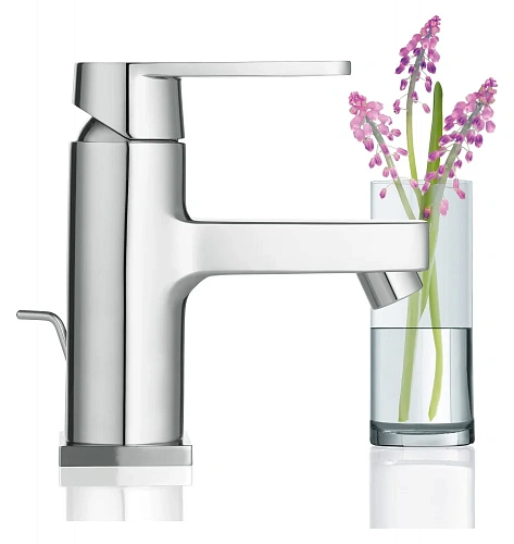 Смеситель для раковины Grohe Quadra с донным клапаном, хром (32631000) Смеситель для раковины Grohe Quadra с донным клапаном, хром (32631000)