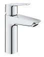 Смеситель для раковины GROHE QuickFix Start с нажимным донным клапаном, M-Size, хром, (24204002) Смеситель для раковины GROHE QuickFix Start с нажимным донным клапаном, M-Size, хром, (24204002)