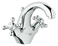 Смеситель для раковины GROHE Sinfonia с донным клапаном, вынос 130 мм, хром (21012000) Смеситель для раковины GROHE Sinfonia с донным клапаном, вынос 130 мм, хром (21012000)