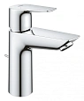 Смеситель для раковины GROHE Start Edge с рычажным донным клапаном, M-Size, хром (23774001) Смеситель для раковины GROHE Start Edge с рычажным донным клапаном, M-Size, хром (23774001)