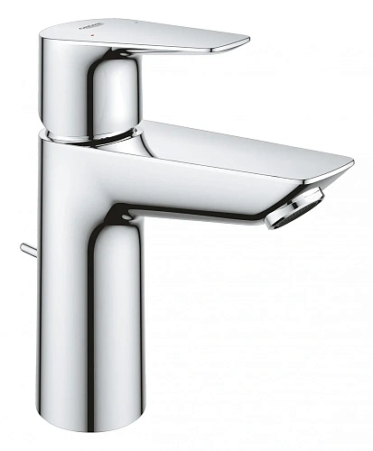 Смеситель для раковины GROHE Start Edge с рычажным донным клапаном, M-Size, хром (23774001) Смеситель для раковины GROHE Start Edge с рычажным донным клапаном, M-Size, хром (23774001)