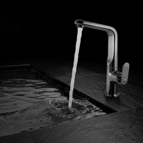 Смеситель для раковины GROHE Veris с донным клапаном и высоким изливом, хром (32184000) Смеситель для раковины GROHE Veris с донным клапаном и высоким изливом, хром (32184000)