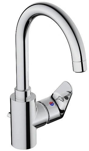 Смеситель для раковины GROHE Vigour с высоким изливом и донным клапаном, хром (75140526) Смеситель для раковины GROHE Vigour с высоким изливом и донным клапаном, хром (75140526)