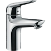 Смеситель для раковины Hansgrohe 100, CoolStart, со сливным клапаном Push-Open 71032000, хром