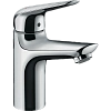 Смеситель для раковины Hansgrohe 100, LowFlow, 3,5 л/мин, со сливным клапаном Push-Open 71034000, хр