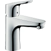 Смеситель для раковины Hansgrohe 100, LowFlow, со сливным гарнитуром 31603000, хром Смеситель для раковины Hansgrohe 100, LowFlow, со сливным гарнитуром 31603000, хром