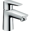 Смеситель для раковины Hansgrohe 80, LowFlow 3,5 л / мин, со сливным гарнитуром 71705000, хром Смеситель для раковины Hansgrohe 80, LowFlow 3,5 л / мин, со сливным гарнитуром 71705000, хром