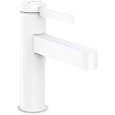 Смеситель для раковины Hansgrohe Finoris 100, со сливным клапаном Push-Open 76010700, матовый белый Смеситель для раковины Hansgrohe Finoris 100, со сливным клапаном Push-Open 76010700, матовый белый